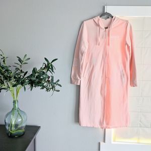 ⭐Light Pink Long Sleeve Hooded Dress Large⭐